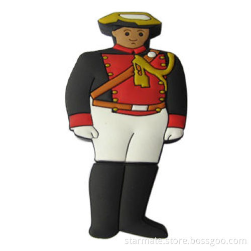 Soldier USB Flash Drive, Made of PVC Material with Plug-and-play Function and Anti-shock